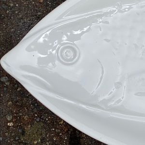Vintage DANSK fish plates, 4qty, white for sale by owner, great condition